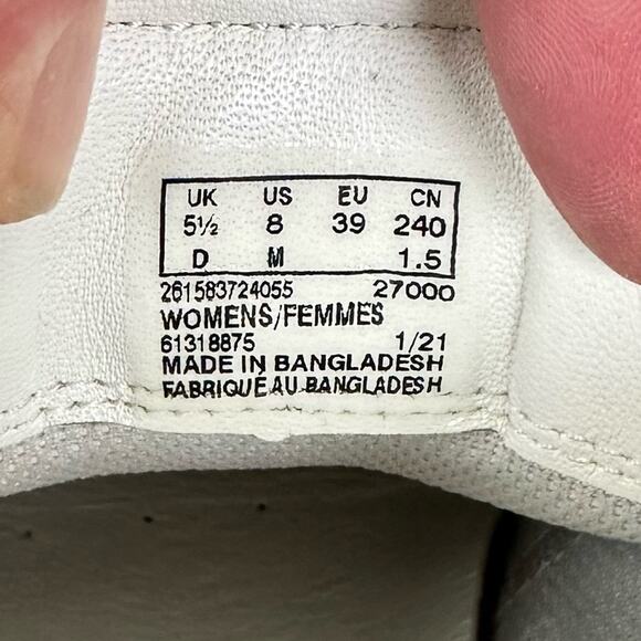 Clarks Sprint Lite Lace Leather Running Shoes Pink White Size 8 - Picture 7 of 7